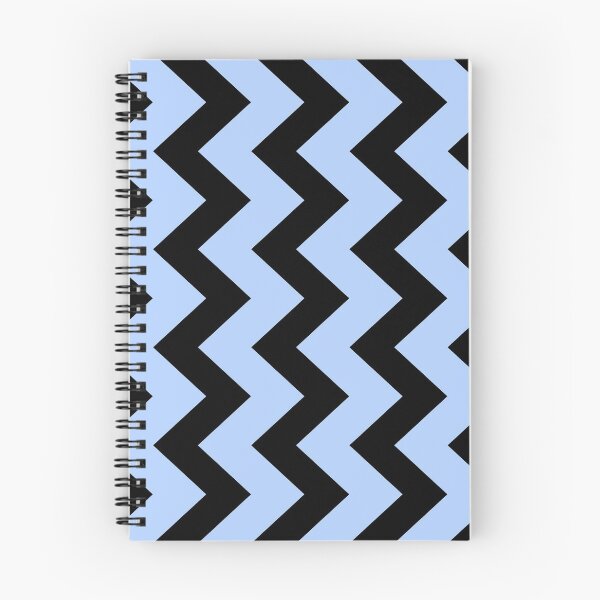 Item preview, Black and Pastel Blue Chevron Pattern designed and sold by RipleyCassidy.
