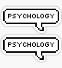 Psychology Speech Bubbles Sticker
