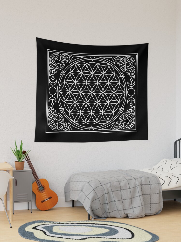 Flower of 2025 life tapestry