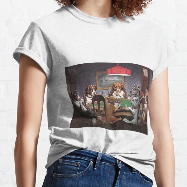 Dogs Playing Poker Classic T-Shirt