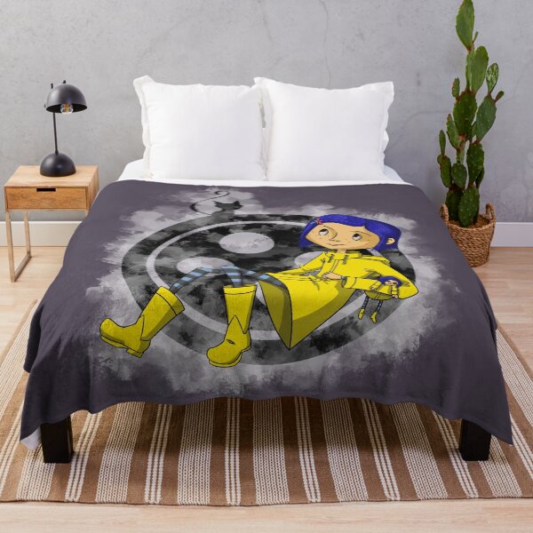Twitchy Witchy Girl Throw Blanket