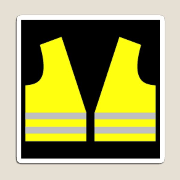 #Yellow, #high-#visibility #clothing, patriotism, symbol, design, illustration, rows, striped Magnet
