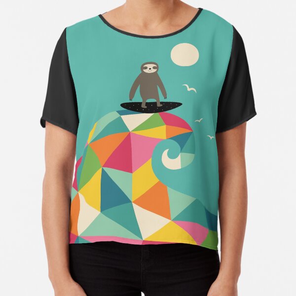 Surfs Up Chiffon Top