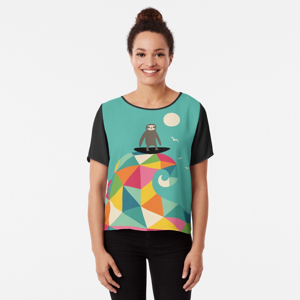 Surfs Up Chiffon Top