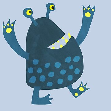 Artwork thumbnail, Blue Spotted Monsters by squirrell