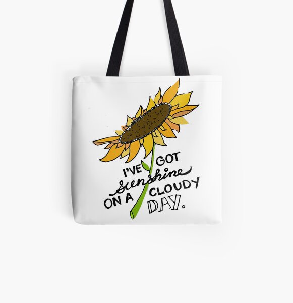 I've Got Sunshine All Over Print Tote Bag