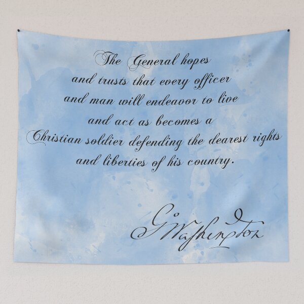 Item preview, George Washington Quote designed and sold by AM FineArtPrints.