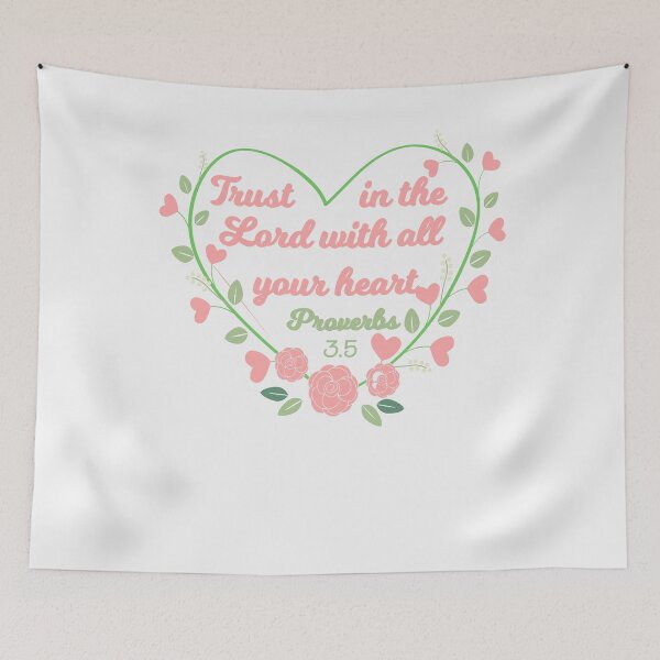 Item preview, Trust in the Lord with all your hearrt - Bible Verse - Cool Tee designed and sold by Espied.