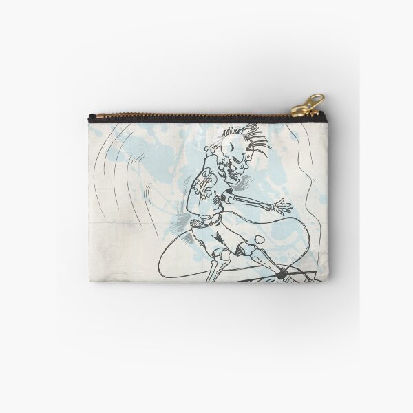 Item preview, surfer skeleton hand drow on wave designed and sold by Doomko.
