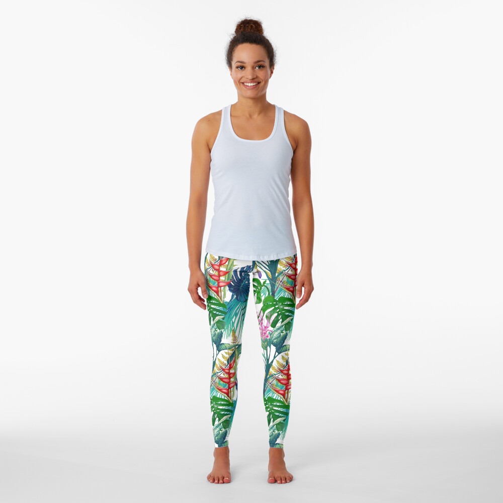 Tropical Flora Leggings