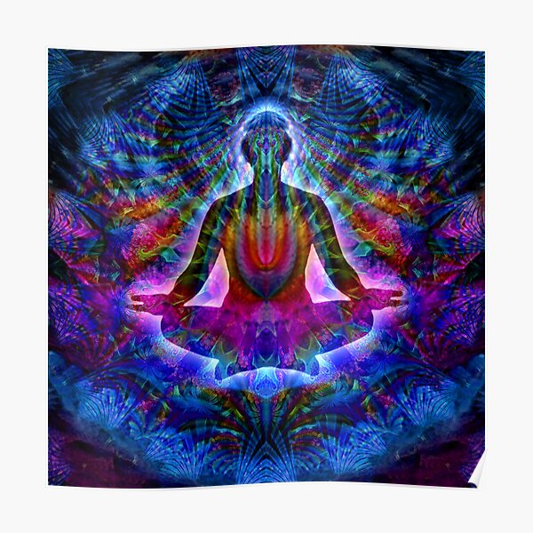 Mayan meditation Poster