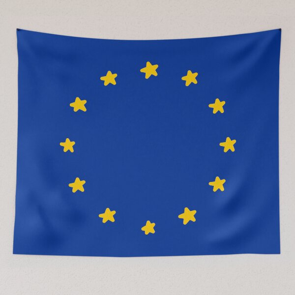 Item preview, Europe Flag Flag EU Doodle designed and sold by annafokina.