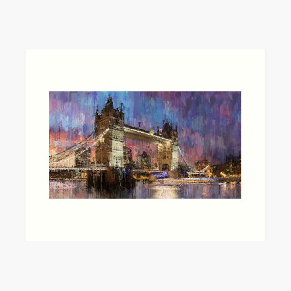 Item preview, London, Tower Bridge designed and sold by AM FineArtPrints.