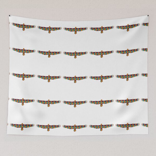 Item preview, Eagle flowers pattern designed and sold by mi-xo.