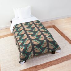 Sloths and pencils Comforter
