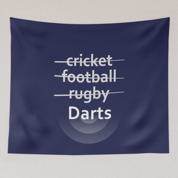 Item preview, I Love Darts Crossed Out Sports design designed and sold by GetItGiftIt.