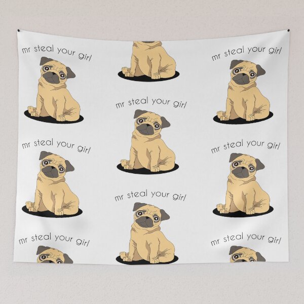 Item preview, mr steal your girl sweet pug designed and sold by mi-xo.