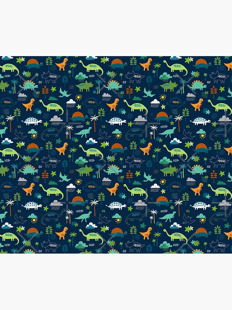 Dinosaur Land - cute Dino pattern by Cecca Designs by Cecca-Designs