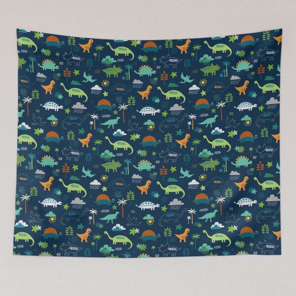 Item preview, Dinosaur Land - cute Dino pattern by Cecca Designs designed and sold by Cecca-Designs.