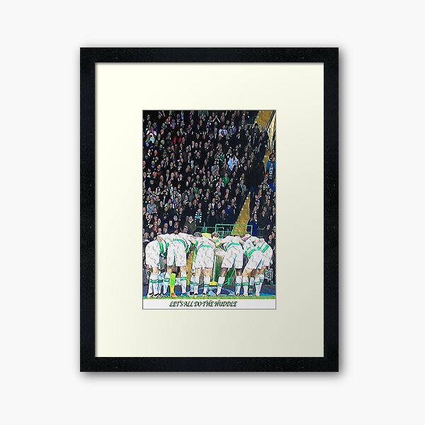 Let's all do the huddle Framed Art Print