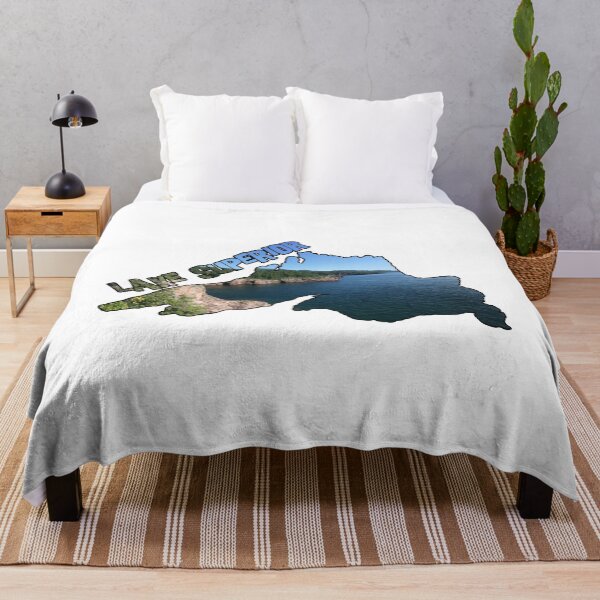 Item preview, Lake Superior Outline (North Shore at Tettegouche State Park) designed and sold by gorff.