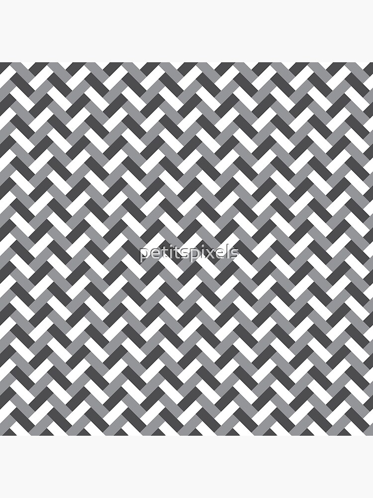 Grey weaving pattern by petitspixels