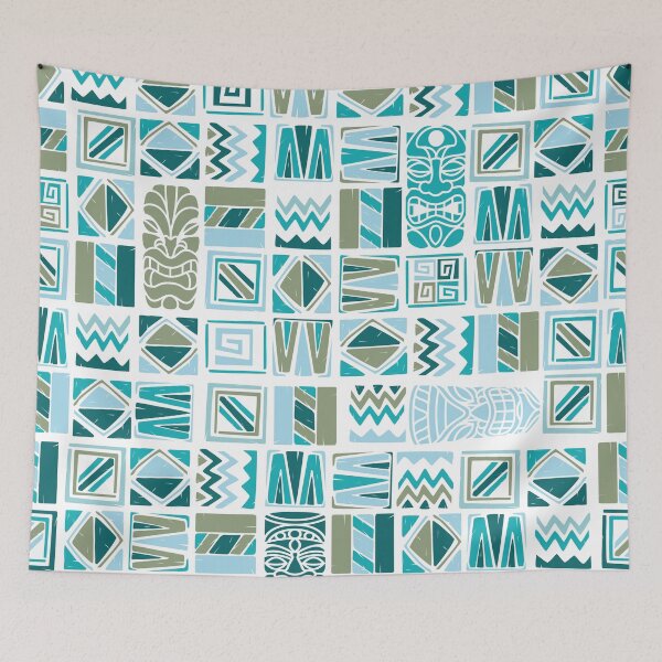 Item preview, tiki blue designed and sold by fenuadesign.