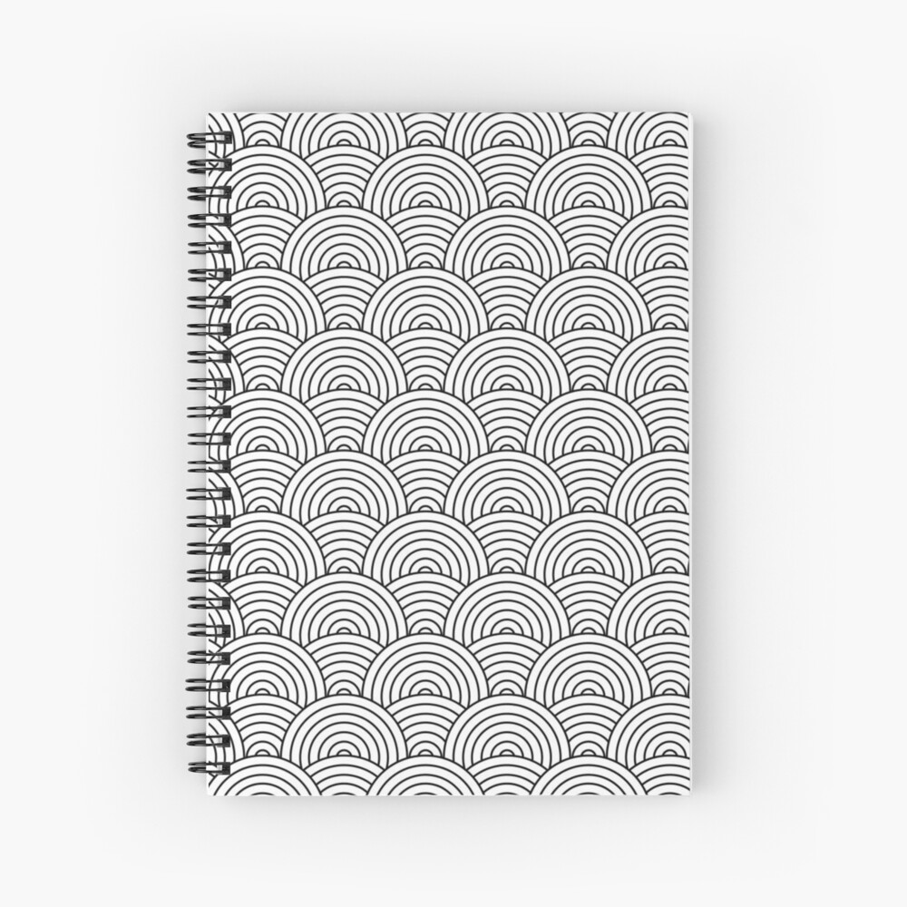 Cuaderno de espiral «Dibujo para colorear anti estrés.» de Yuna26 |  Redbubble