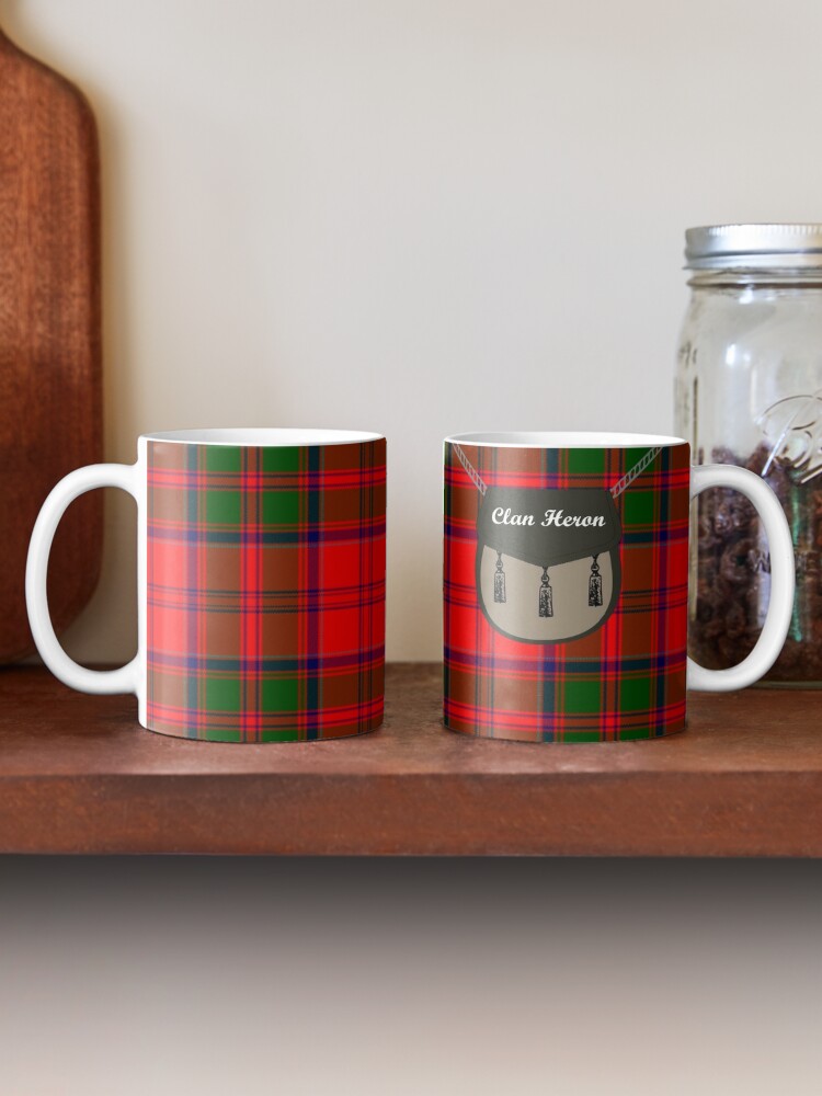 Montgomery Scottish Clan Mug Crest Motto Tartan 11oz Ceramic Coffee Tea Mug 