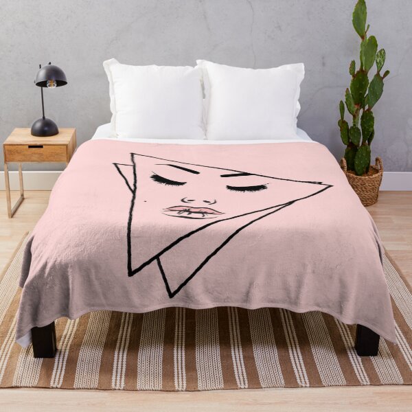Item preview, Beauty Artsy Geometric Girl Face designed and sold by gigglycute.