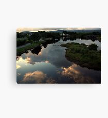 Ballydehob reflections Canvas Print