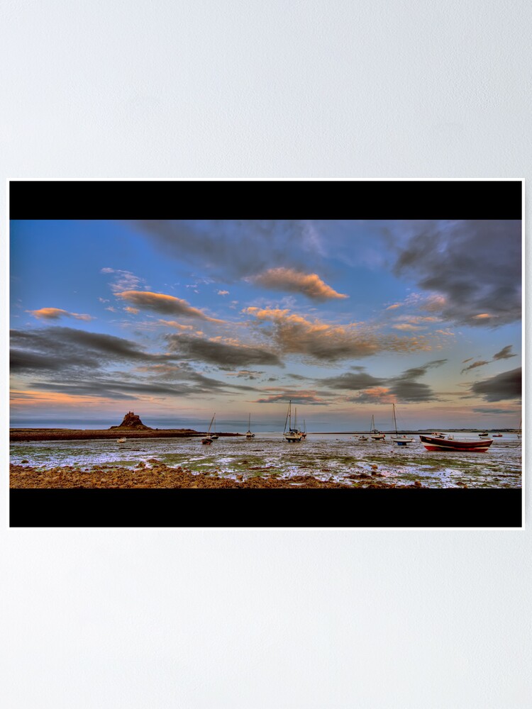 Alternate view of Sunset boats Poster