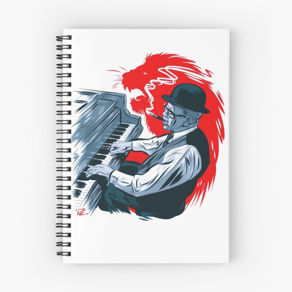 Item preview, Willie “The Lion” Smith - An illustration by Paul Cemmick designed and sold by TIGERDAVER.