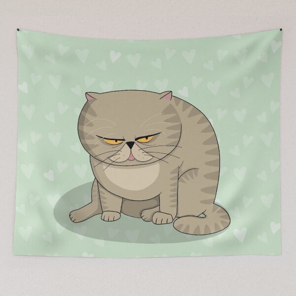 Item preview, Frowned Cat designed and sold by ValentinaHramov.