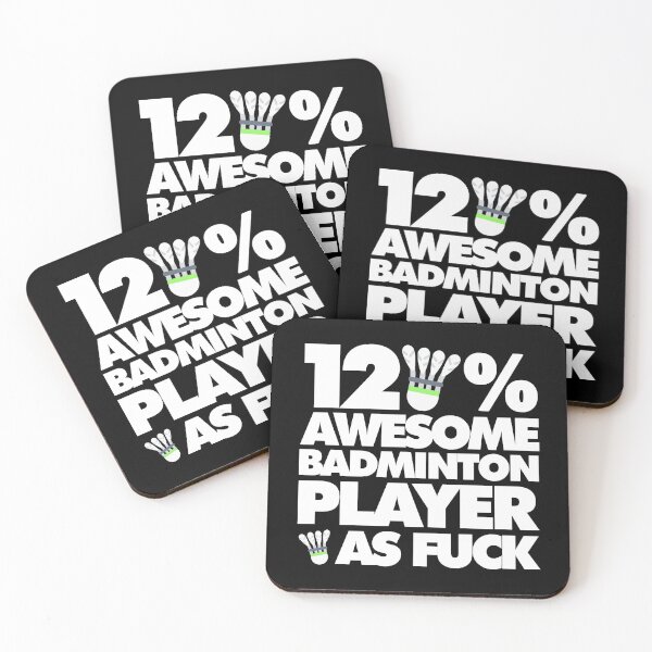 Item preview, 120% Awesome Badminton Player AF Funny  designed and sold by elhefe.