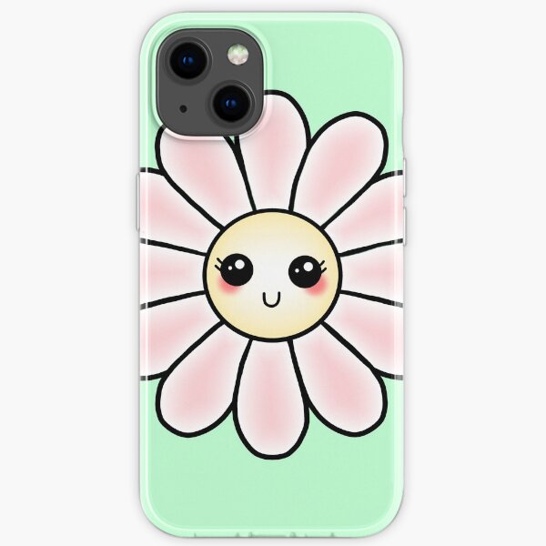 Kawaii Daisy | Pink Blossom Flower iPhone Soft Case