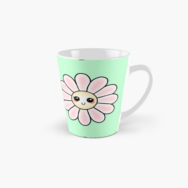 Kawaii Daisy | Pink Blossom Flower Tall Mug