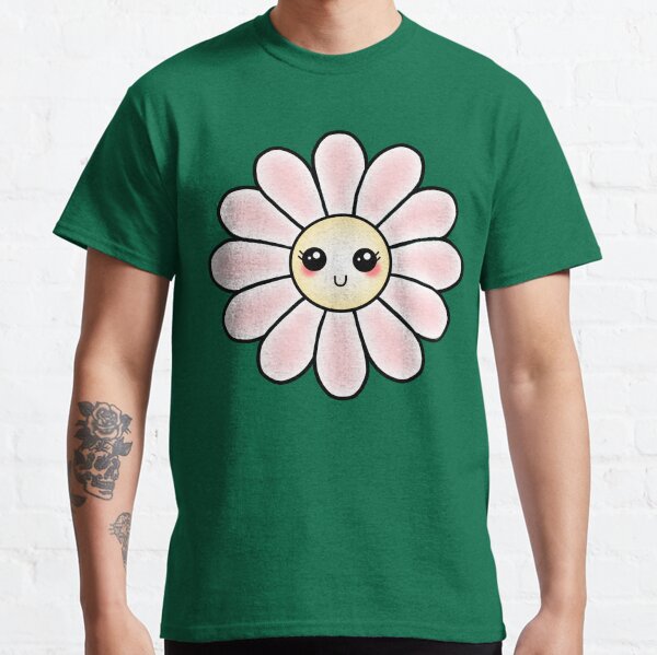 Kawaii Daisy | Pink Blossom Flower Classic T-Shirt