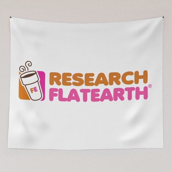 Artikelvorschau, Research Flat Earth (Dunkin 'Donuts Edition) entworfen und verkauft von printagonist.