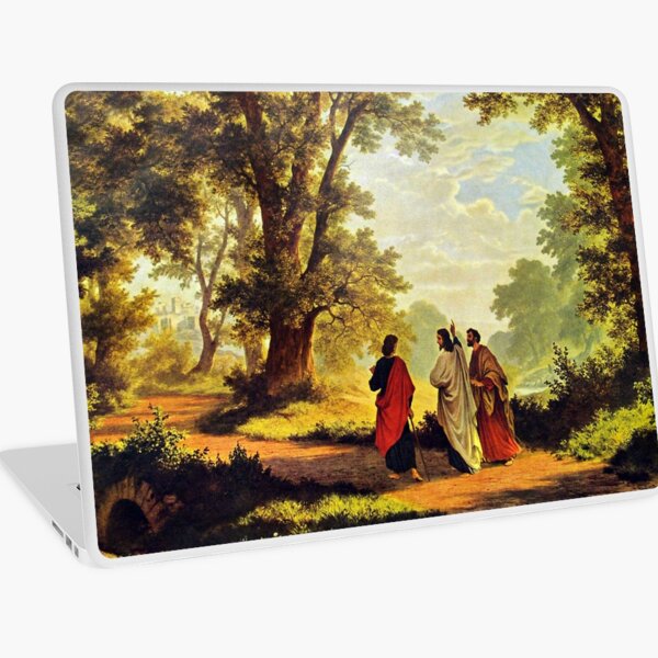Road To Emmaus Laptop Skin