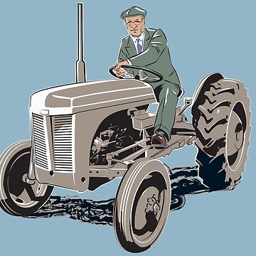 Artwork thumbnail, Ferguson on his Fergie; TE20 / TO20. Harry Ferguson's finest machine by Bigs66