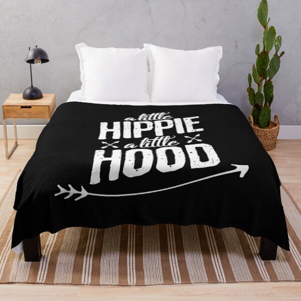 Item preview, A little hippie a little hood funny quote cute lettering arrow designed and sold by alenaz.