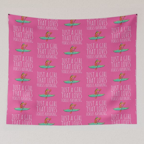 Item preview, Funny Cute Girl Loves Horses Kayaking Gifts Women designed and sold by Freid.