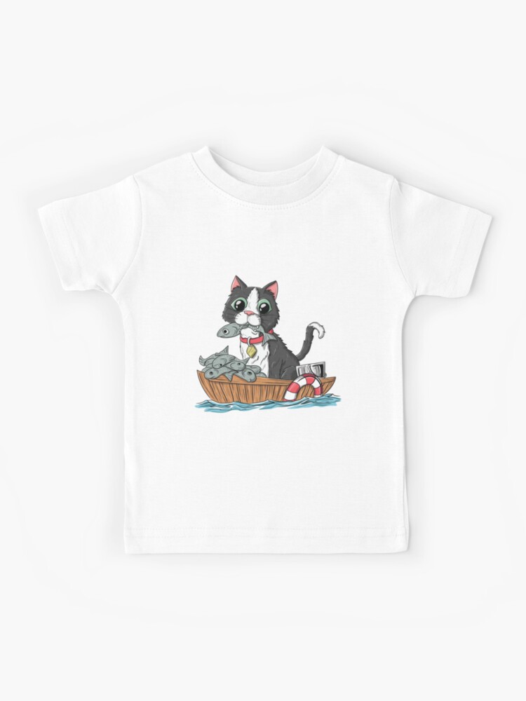 Fishing T-Shirt for Kids Cute Design Gifts Shirt 