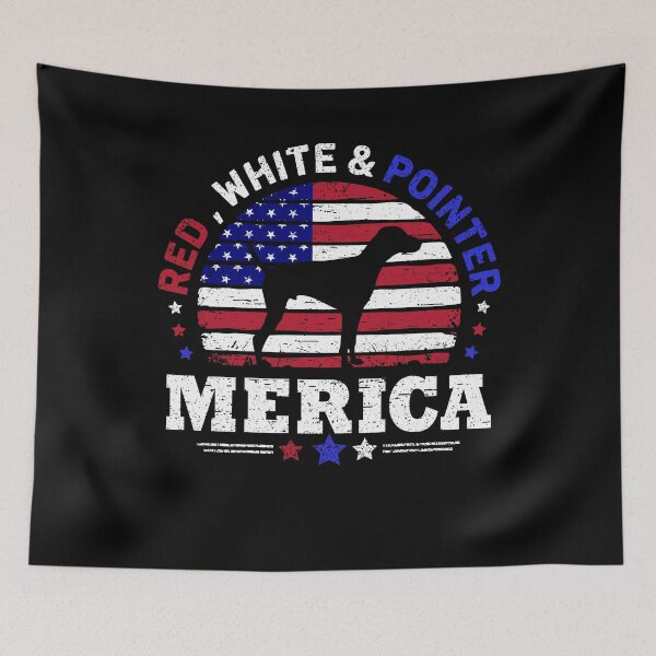 Item preview, Pointer 4th of July American Flag  designed and sold by rafaeltto.
