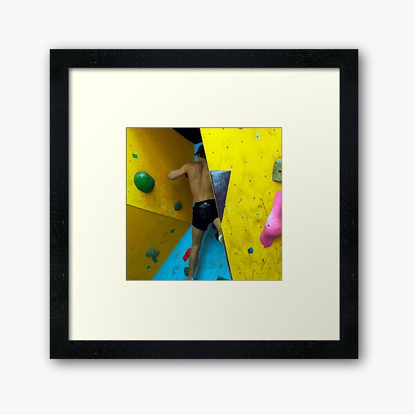 Climbing by South Australian artist Avril Thomas Framed Art Print