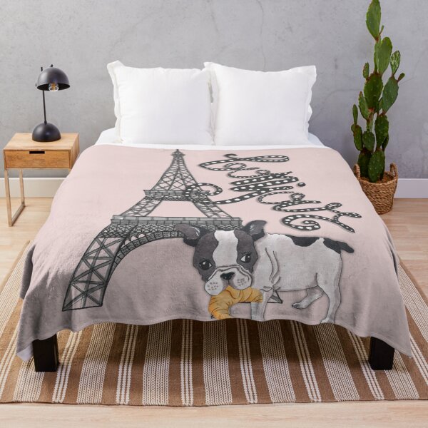 Item preview, EIFFEL TOWER PARIS FRANCE CROISSANT & DOG designed and sold by ReignGFX.