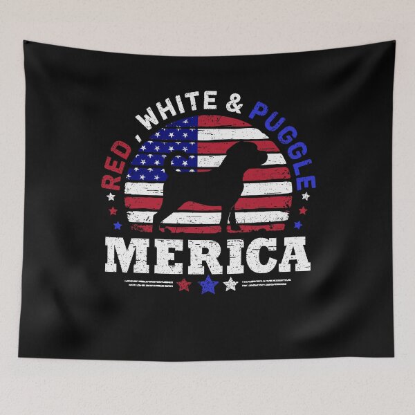 Item preview, Puggle 4th of July American Flag  designed and sold by rafaeltto.