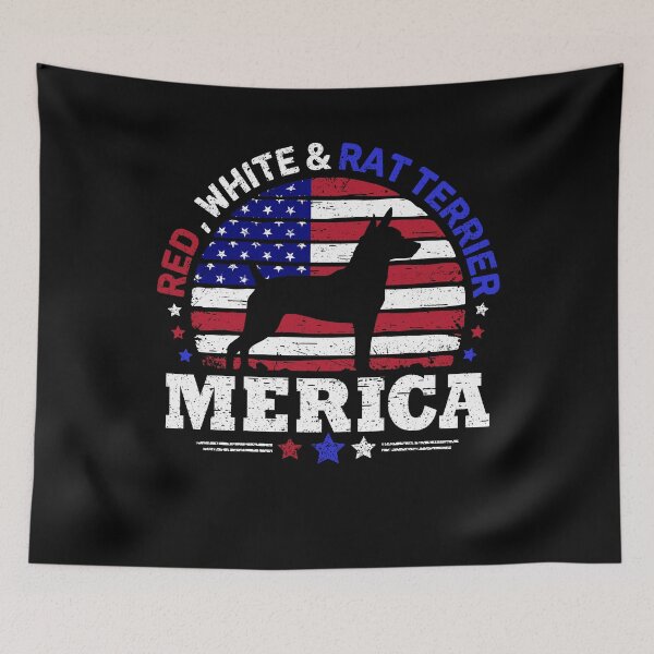 Item preview, Rat Terrier 4th of July American Flag  designed and sold by rafaeltto.
