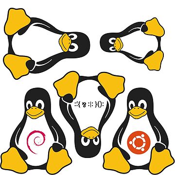 Artwork thumbnail, Multi-tux sticker by adamsinger77